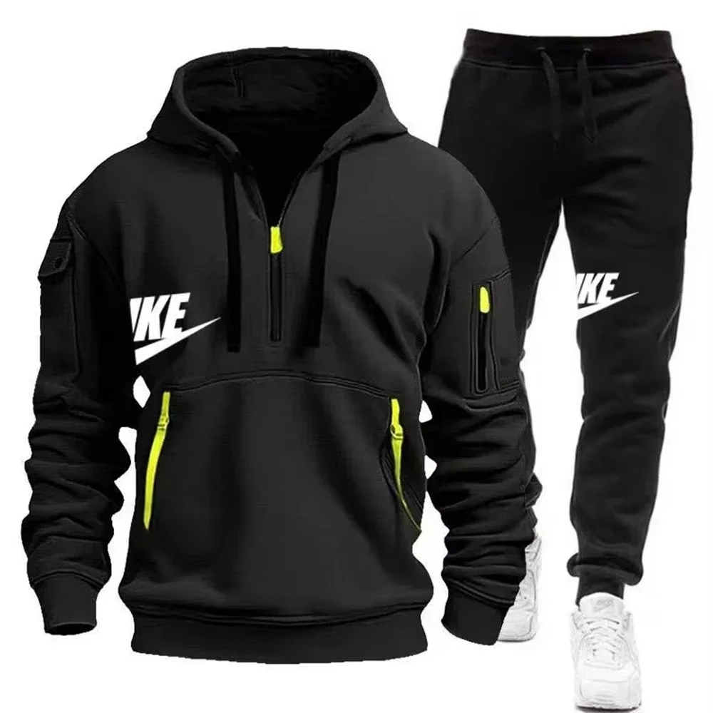 Streetwear Zipper - New Men's Autumn Winter Suit Zipper