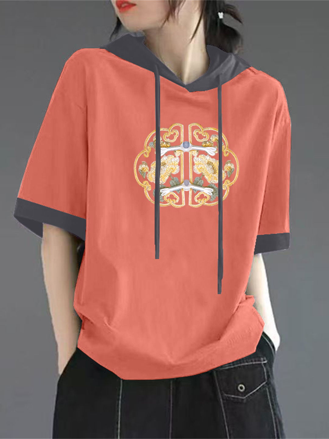 Red Pure Cotton Short Sleeve T – Streetwear Brand Red recenzja i cena