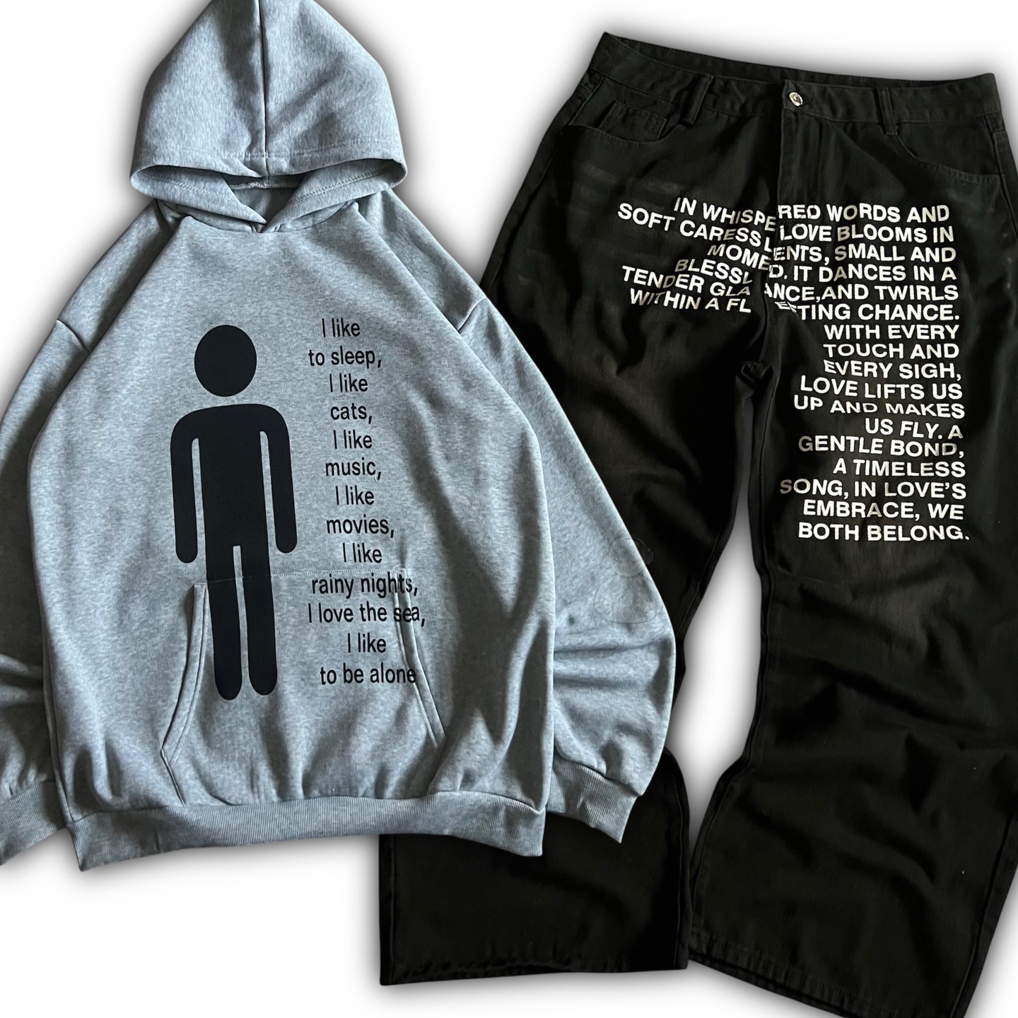 American Pattern Letter Jeans  – Streetwear Zipper recenzja i cena