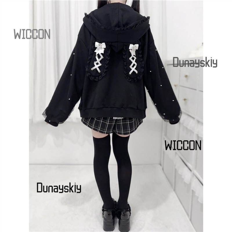 Jirai Kei Japanese Bunny Hoodi – Streetwear Brand Y2K recenzja i cena