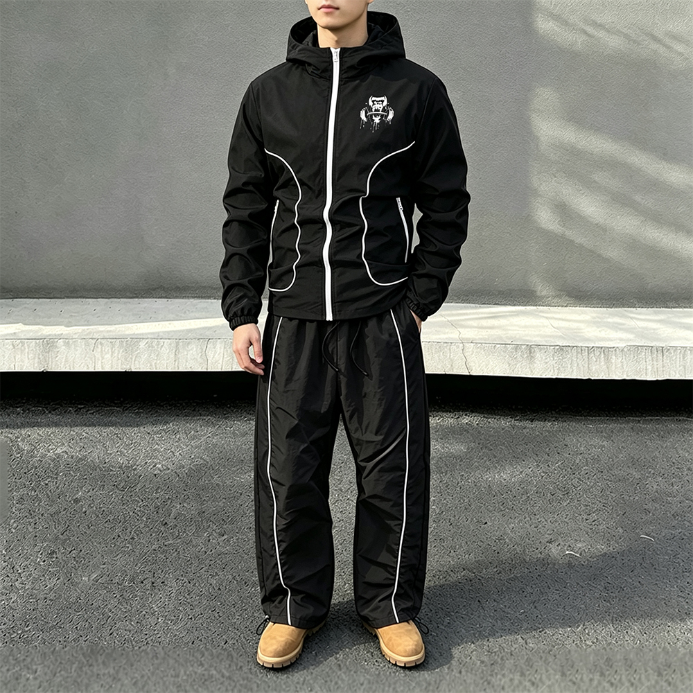 Men 2 Piece Tracksuit Gorilla  – Streetwear Zipper recenzja i cena
