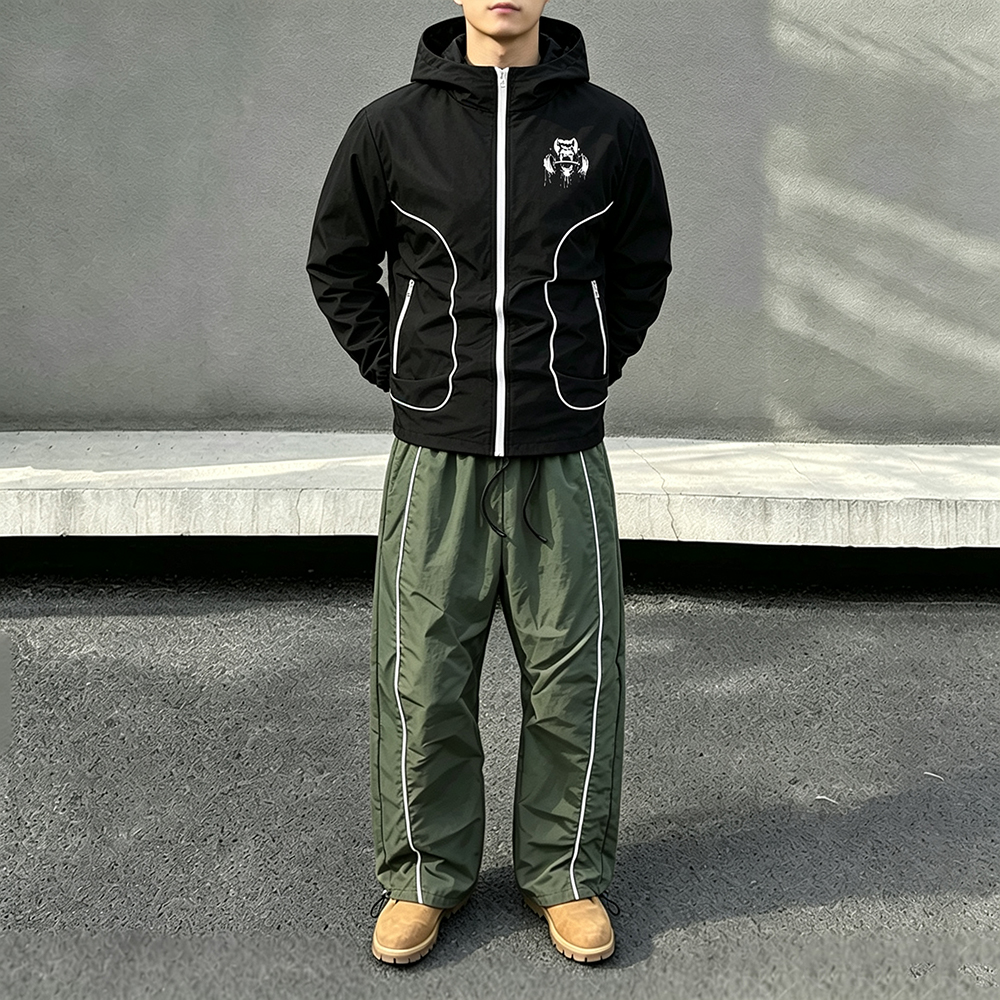 Men 2 Piece Tracksuit Gorilla  – Streetwear Zipper recenzja i cena