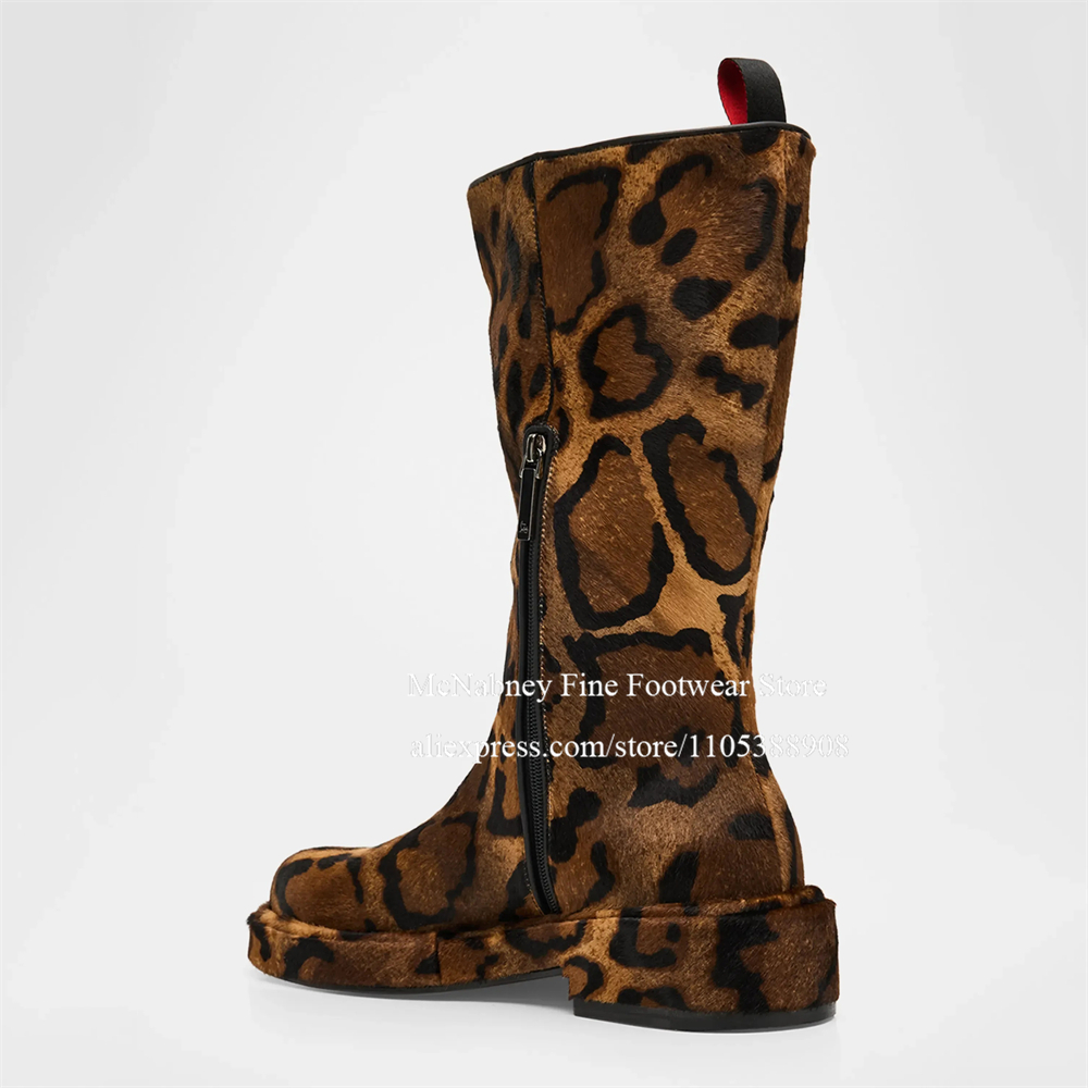 Leopard Print Calf Hair Side Z – Streetwear Zipper recenzja i cena