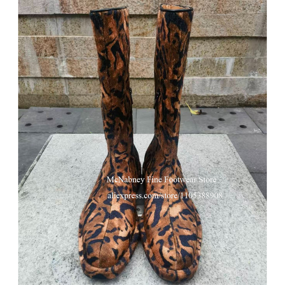 Leopard Print Calf Hair Side Z – Streetwear Zipper recenzja i cena