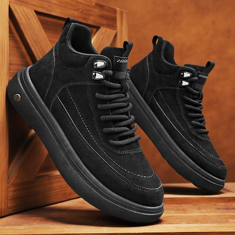 Mens Oxford Boots Casual High  – Streetwear Zipper recenzja i cena