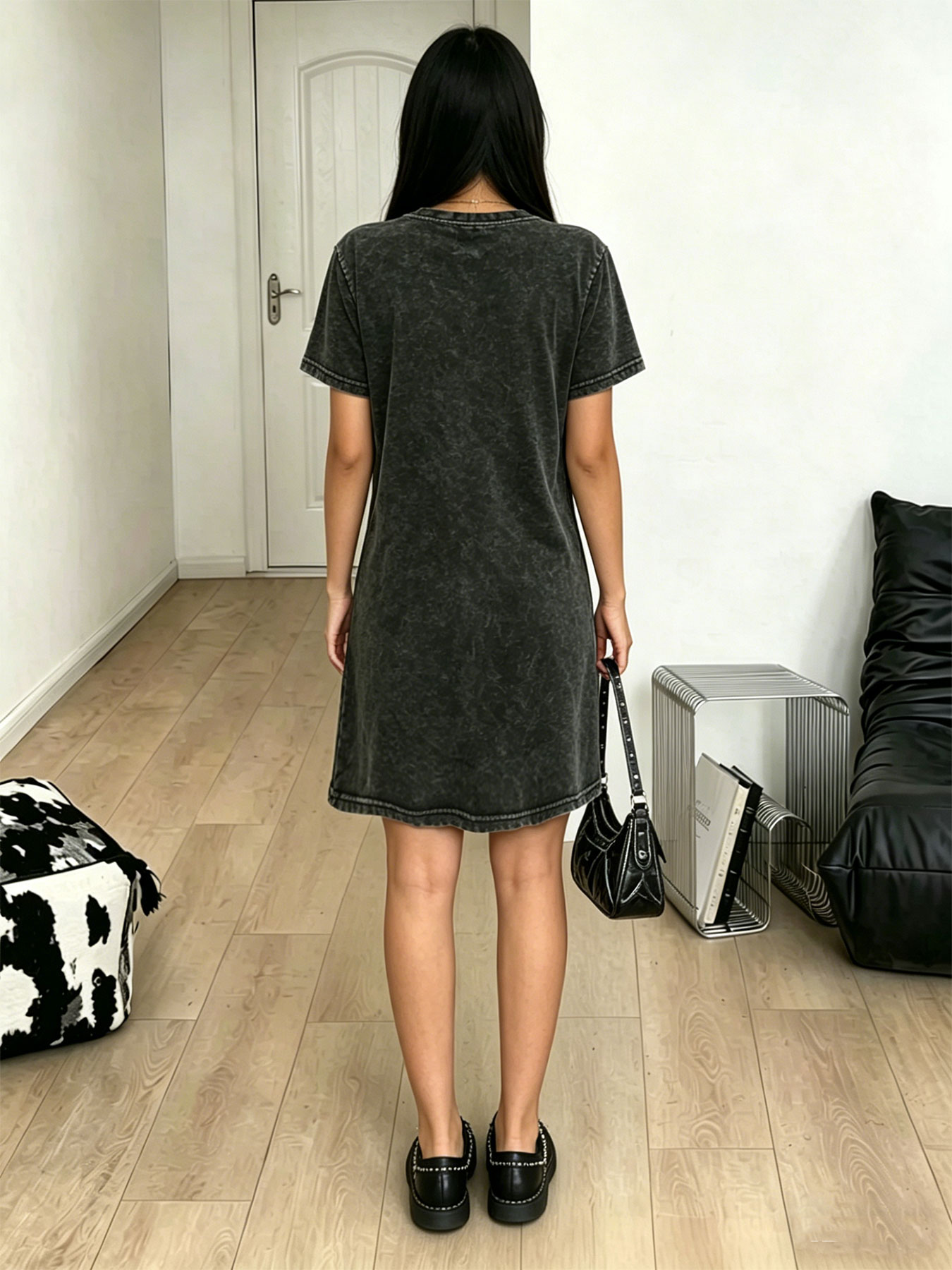 Vintage washed retro T-shirt d – Japanese Brand Streetwear Vintage recenzja i cena