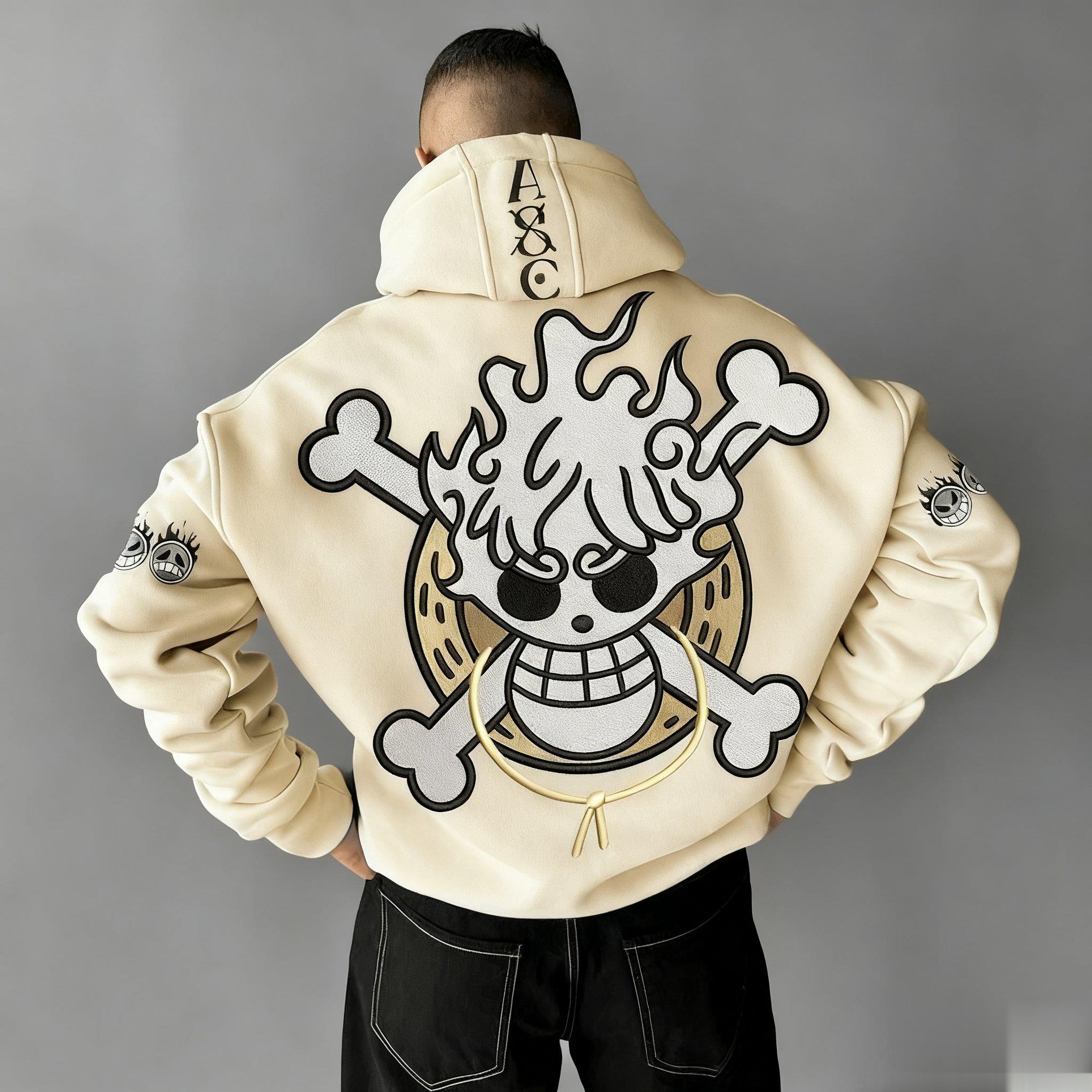 Oversized One Piece Anime Hood – Streetwear Brand Y2K recenzja i cena
