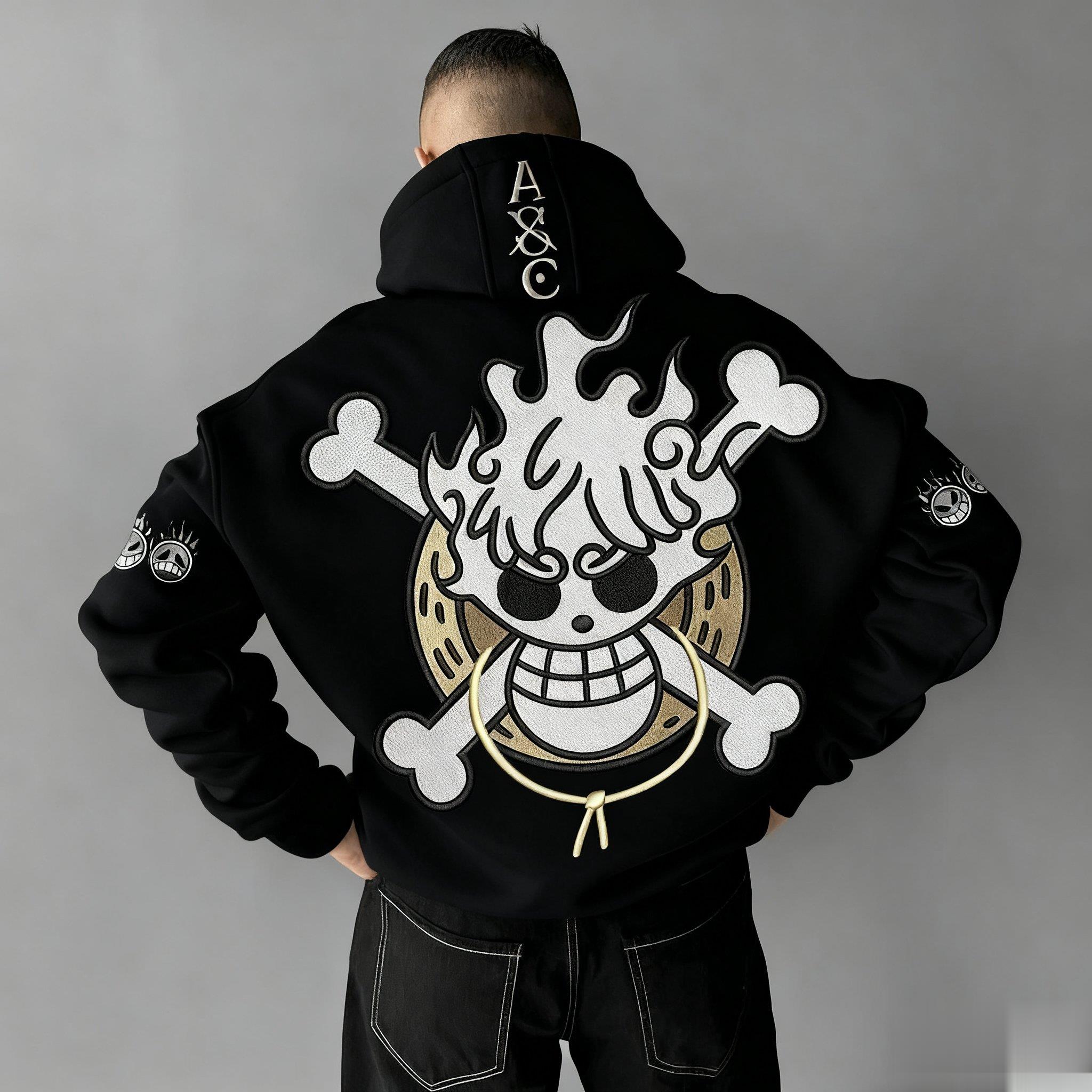 Oversized One Piece Anime Hood – Streetwear Brand Y2K recenzja i cena