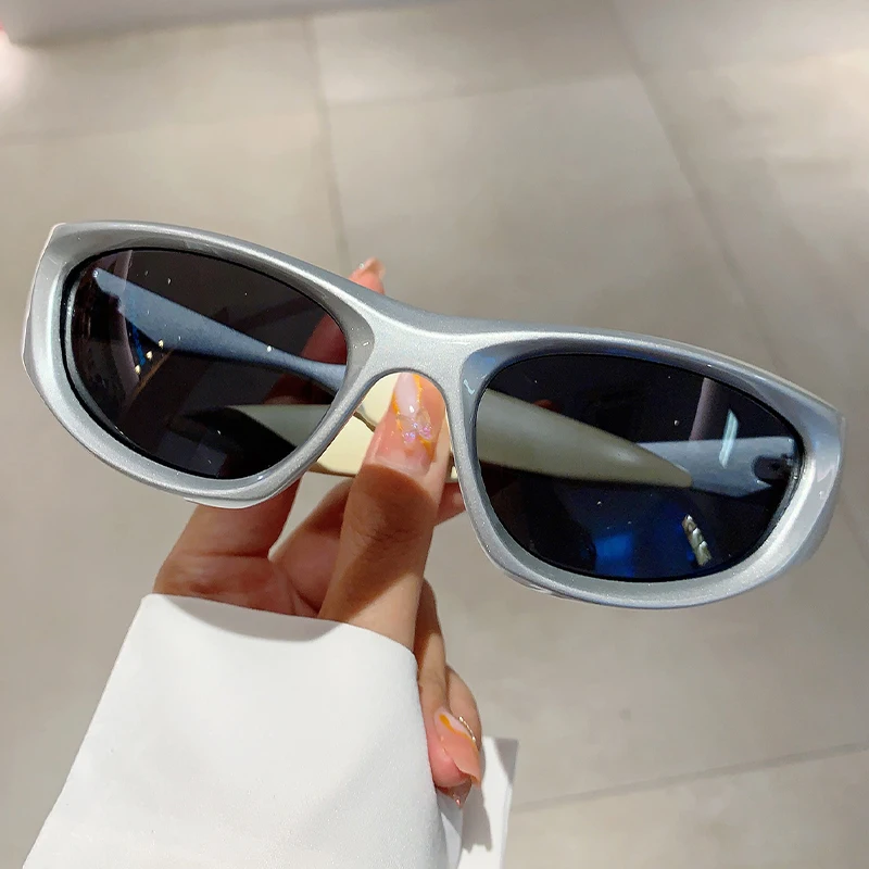Y2K Punk Sunglasses Men New Ou – Streetwear Brand Y2K recenzja i cena