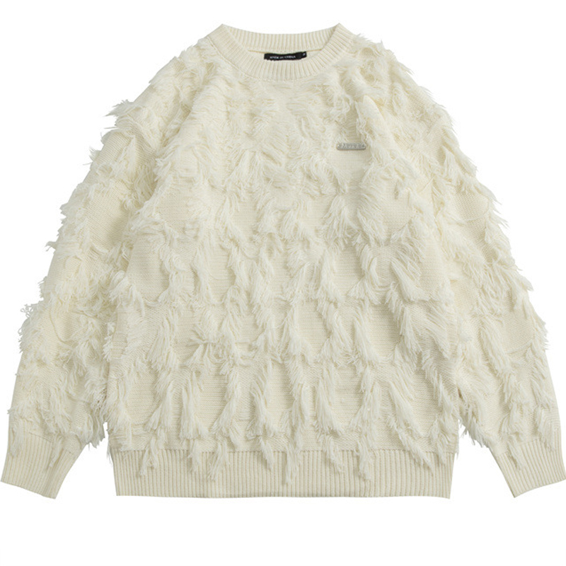 Mens Downy Knit Sweater Street – Japanese Brand Streetwear Vintage recenzja i cena