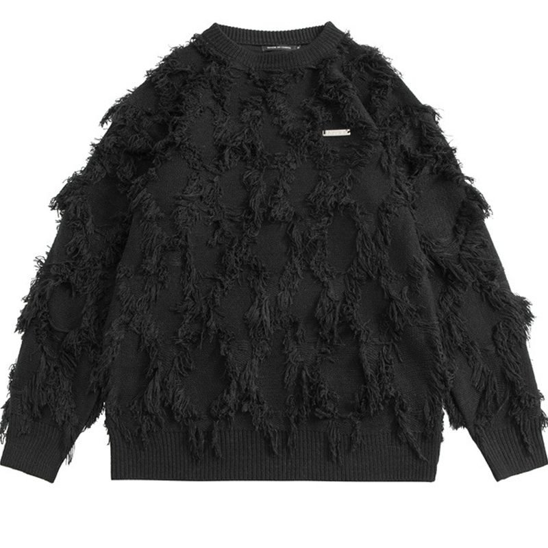 Mens Downy Knit Sweater Street – Japanese Brand Streetwear Vintage recenzja i cena