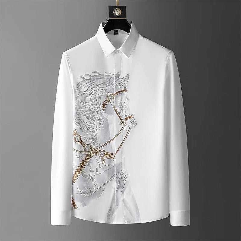 Brand Luxury Men's Shirt 2025  – Streetwear Uomo Brand recenzja i cena