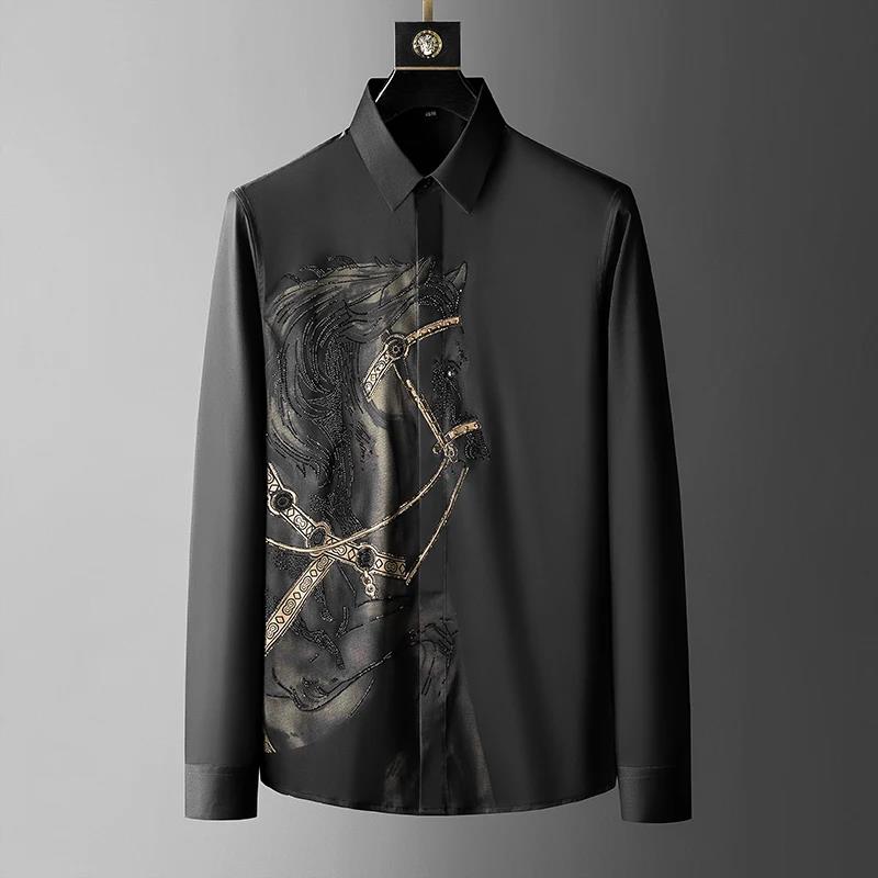 Brand Luxury Men's Shirt 2025  – Streetwear Uomo Brand recenzja i cena