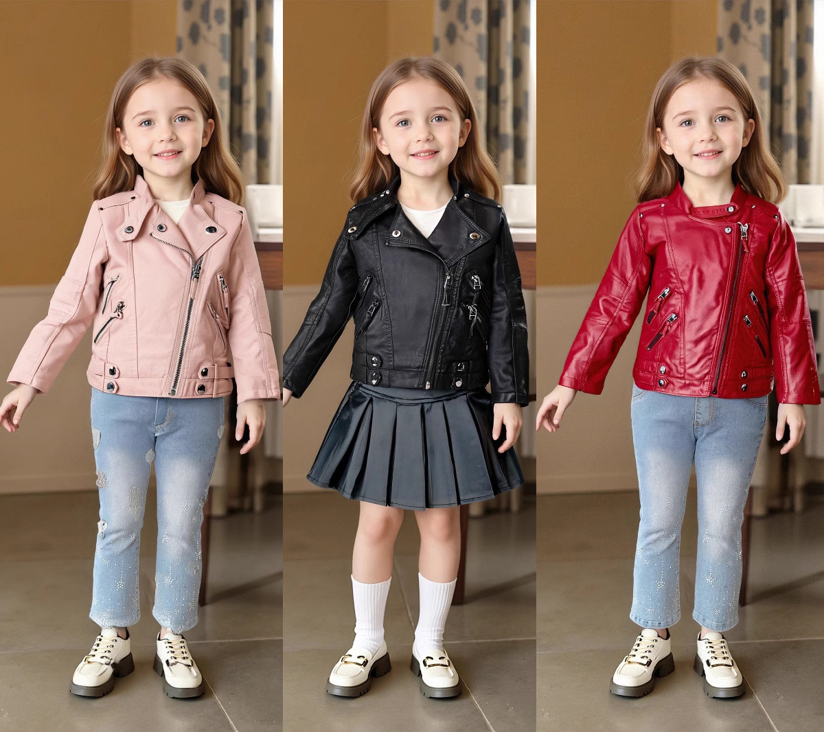 2-12Y Girls Christmas Pink Red – Streetwear Brand Red recenzja i cena