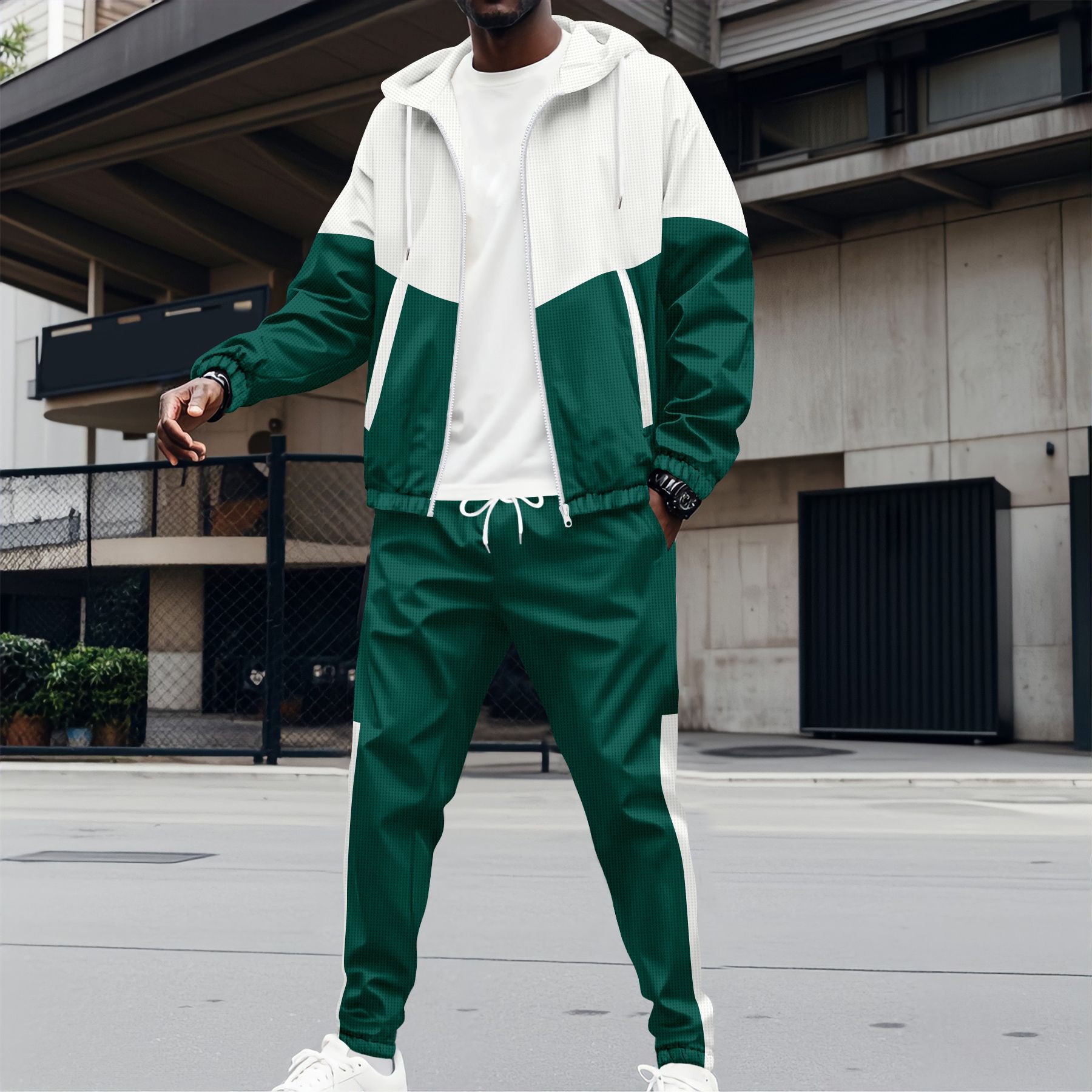 Men's sportswear double-pocket – Streetwear Zipper recenzja i cena