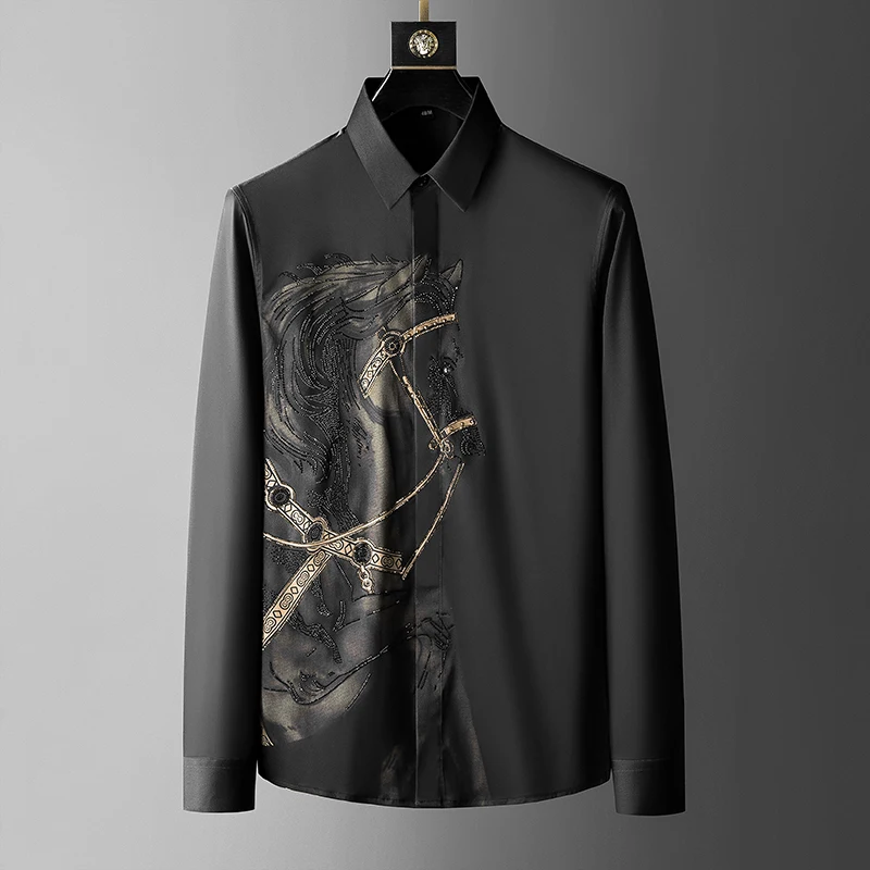 Brand Luxury Men's Shirt 2025  – Streetwear Uomo Brand recenzja i cena
