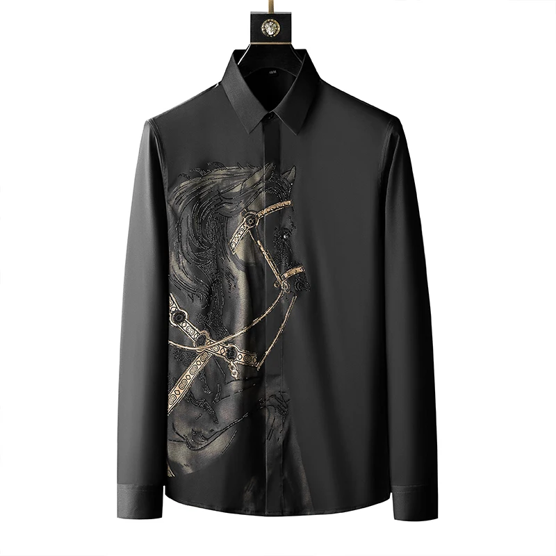Brand Luxury Men's Shirt 2025  – Streetwear Uomo Brand recenzja i cena