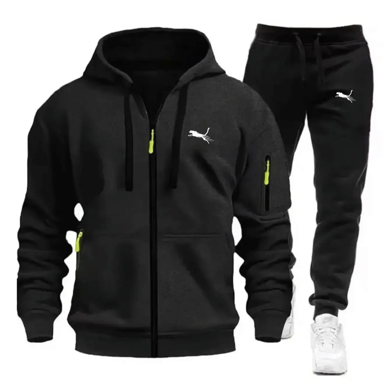 Men Casual Sweatshirt Suit Dai – Streetwear Zipper recenzja i cena