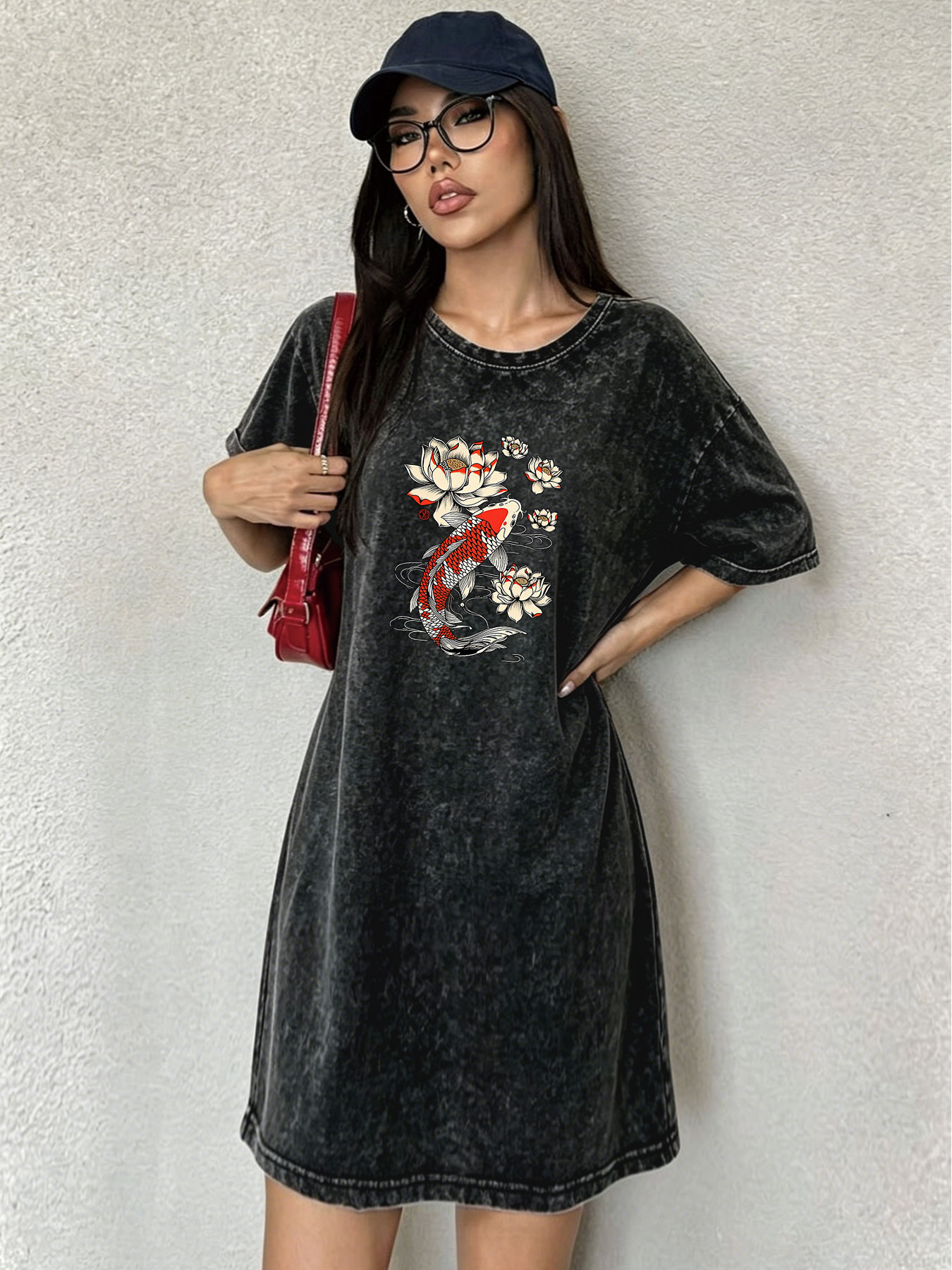 Vintage Washed Retro T-shirt D – Japanese Brand Streetwear Vintage recenzja i cena