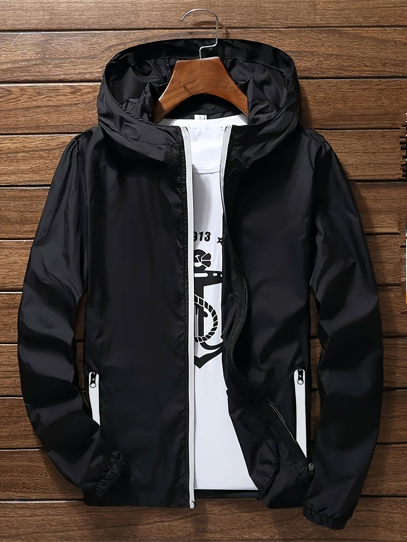 Men's Premium Lightweight Hood – Streetwear Zipper recenzja i cena