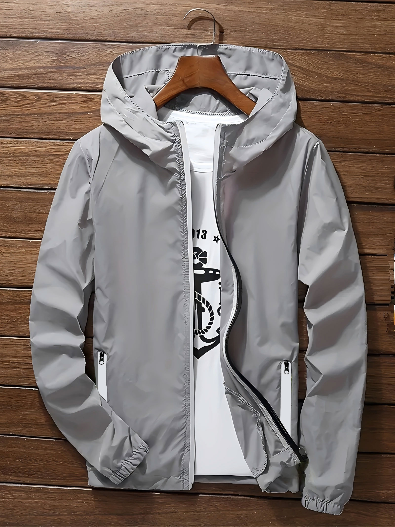 Men's Premium Lightweight Hood – Streetwear Zipper recenzja i cena